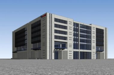 Sketchu Industrial Building: Modern Multi-Story Office with Industrial Design-BIM WORLD