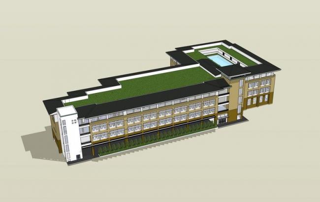 Sketchu Industrial Building: A Multi-Story Structure Showcasing New Chinese Industrial Design