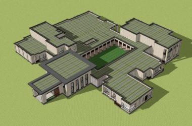 SketchUp Business Model: Modern Multi-Story Club Sales Office Design-BIM WORLD