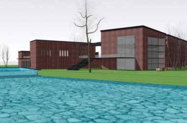 SketchUp Business Model: Modern Multi-Story Clubhouse Design-BIM WORLD