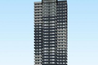 Modern High-Rise Residential Buildings SketchUp Model-BIM WORLD