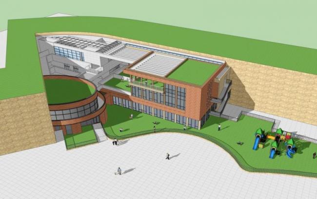 Modern Multi-Story School and Kindergarten Building | SketchUp Model