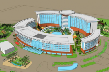 Modern Multi-Story Hospital and Medical Building Model in SketchUp-BIM WORLD