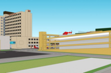 Modern Multi-Story Hospital Model in SketchUp | Mixed-Use Medical Building Design-BIM WORLD