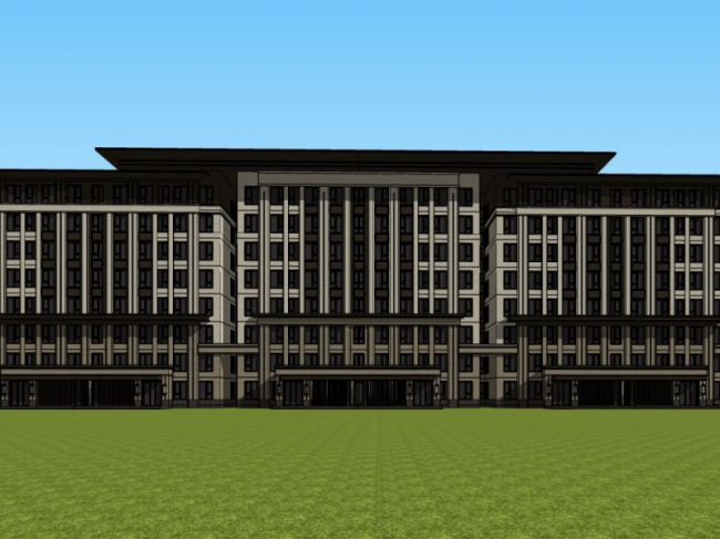 SketchUp Residential Design: Multi-Story Classical Garden Home Architecture