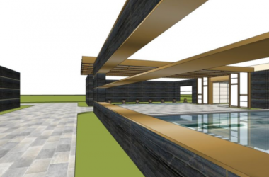 SketchUp Business Model: Modern Multi-Story Clubhouse and Commercial Building Design-BIM WORLD