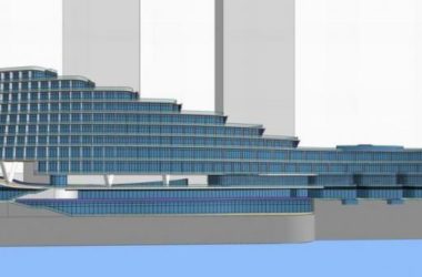 Modern Multi-Story Hotel Model in SketchUp-BIM WORLD