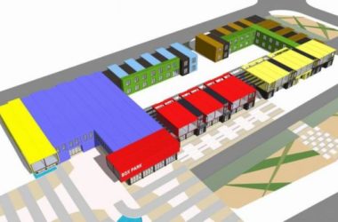 Modern Container Office Design | SketchUp Model Preview-BIM WORLD
