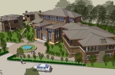 SketchUp Multi-Story Hotel Model: Grassland and Classical Style Homestay Designs-BIM WORLD