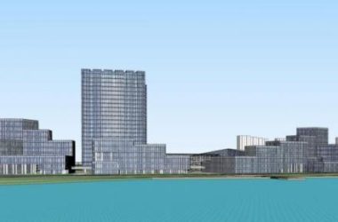 Modern High-Rise Office Model for Industrial, Software, and Technology Parks in SketchUp-BIM WORLD
