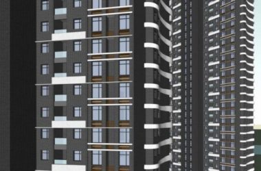 Modern High-Rise Residential and Office Buildings | SketchUp Residential Model-BIM WORLD