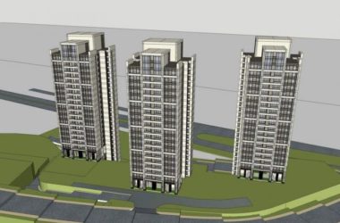 Modern High-Rise Residential Buildings in SketchUp: Contemporary Design Models-BIM WORLD