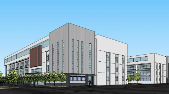 Sketchu Industrial Building | Modern Multi-Story Industrial Facility