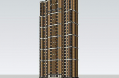 SketchUp Residential Models: High-Rise Neoclassical Apartment Buildings-BIM WORLD
