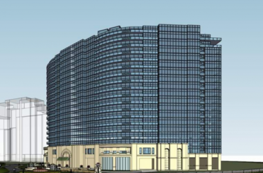 Modern High-Rise Hotel Model in SketchUp-BIM WORLD