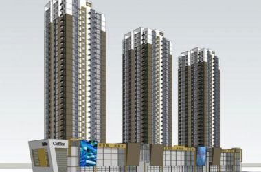 Modern High-Rise Residential Building with Ground Floor Commercial Space – SketchUp Model-BIM WORLD