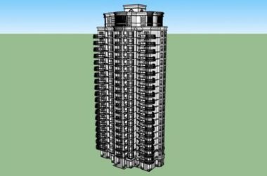 SketchUp Residential Models: High-Rise and Classical Style Buildings-BIM WORLD