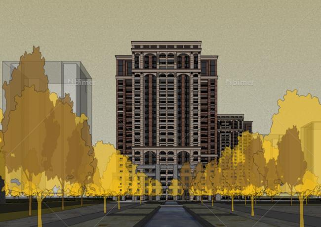 SketchUp Residential Models: High-Rise, French, and Classical Architecture Styles