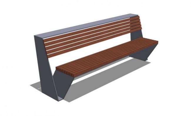 SketchUp Material Model: Park Stool Component Guide