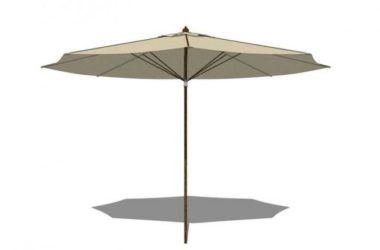 SketchUp Material Model: Outdoor Umbrella Component for SU-BIM WORLD