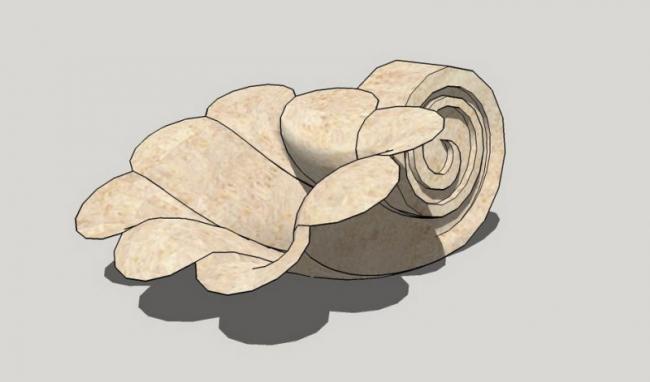 SketchUp Material Model: Fountain Sculpture Component Guide