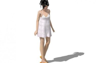 SketchUp Material Library: 3D Female Object Model Components-BIM WORLD