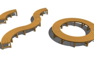 SketchUp Material Model: Outdoor Seating Component for SU-BIM WORLD