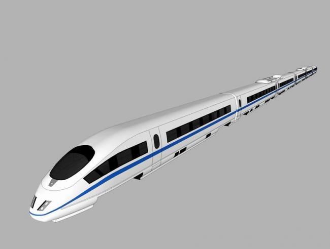 High-Speed Railway Components | SketchUp Material Models