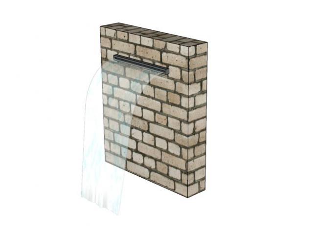 SketchUp Material Model: Dropwater Landscape Wall Component