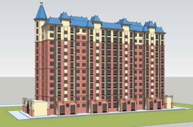 SketchUp Residential Models: High-Rise, British, and Classical Style Buildings-BIM WORLD