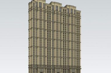 SketchUp Residential Models: High-Rise and Classical Style Buildings-BIM WORLD