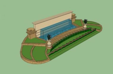 SketchUp Material Model for European Pool Fountain Components-BIM WORLD