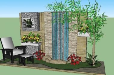 SketchUp Material Models: Landscape Wall Components and Textures-BIM WORLD