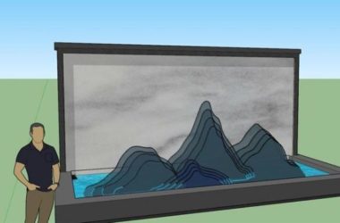 SketchUp Material Models: Components for Landscape Wall Design-BIM WORLD