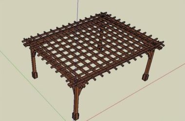SketchUp Material Model: Flower Rack Gallery Component-BIM WORLD