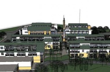 Modern Multi-Story Home with Sloping Roof in SketchUp Residential Model-BIM WORLD
