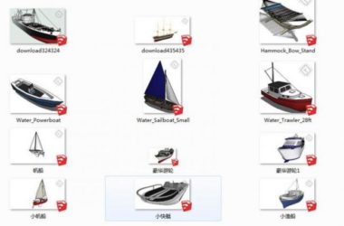 SketchUp Material Models | Detailed Components for Ship Modeling-BIM WORLD