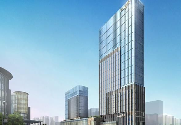 Modern Super High-Rise Hotel Model in SketchUp