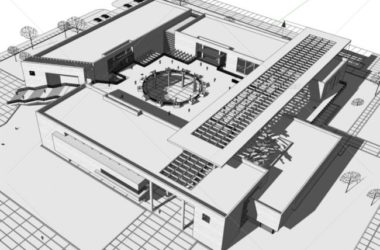 Multi-Story Museum Exhibition Hall SketchUp Model | Modern Cultural Architecture-BIM WORLD