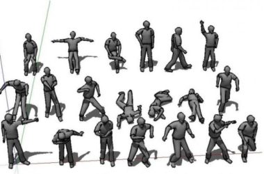 SketchUp Materials: 3D Colorless Character and Architectural Model Components-BIM WORLD
