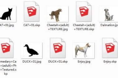 SketchUp Materials for Animal and Architectural Models: Essential Components Guide-BIM WORLD