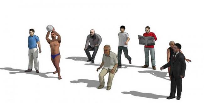 SketchUp Materials: 3D Character Textures and Architectural Model Components