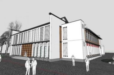 SketchUp Cultural Model: Multi-Story Modern Activity Center Architecture-BIM WORLD