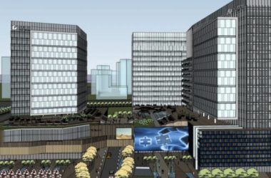 Modern Multi-Story Commercial Complex Designed in SketchUp-BIM WORLD