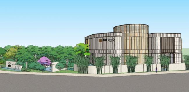 SketchUp Business Model: Modern Multi-Story Sales Office Design