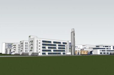 Modern Multi-Story High School Campus Model in SketchUp-BIM WORLD