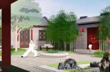 SketchUp Landscape Model: Traditional Chinese Courtyard Design-BIM WORLD