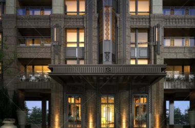 SketchUp Residential Models: High-Rise, Art Deco, and Modern Designs-BIM WORLD