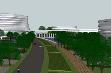 Modern Multi-Story Office Building Model in SketchUp-BIM WORLD