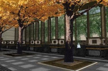 SketchUp Business Model: Multi-Story Sales Office in Modern Chinese Style-BIM WORLD